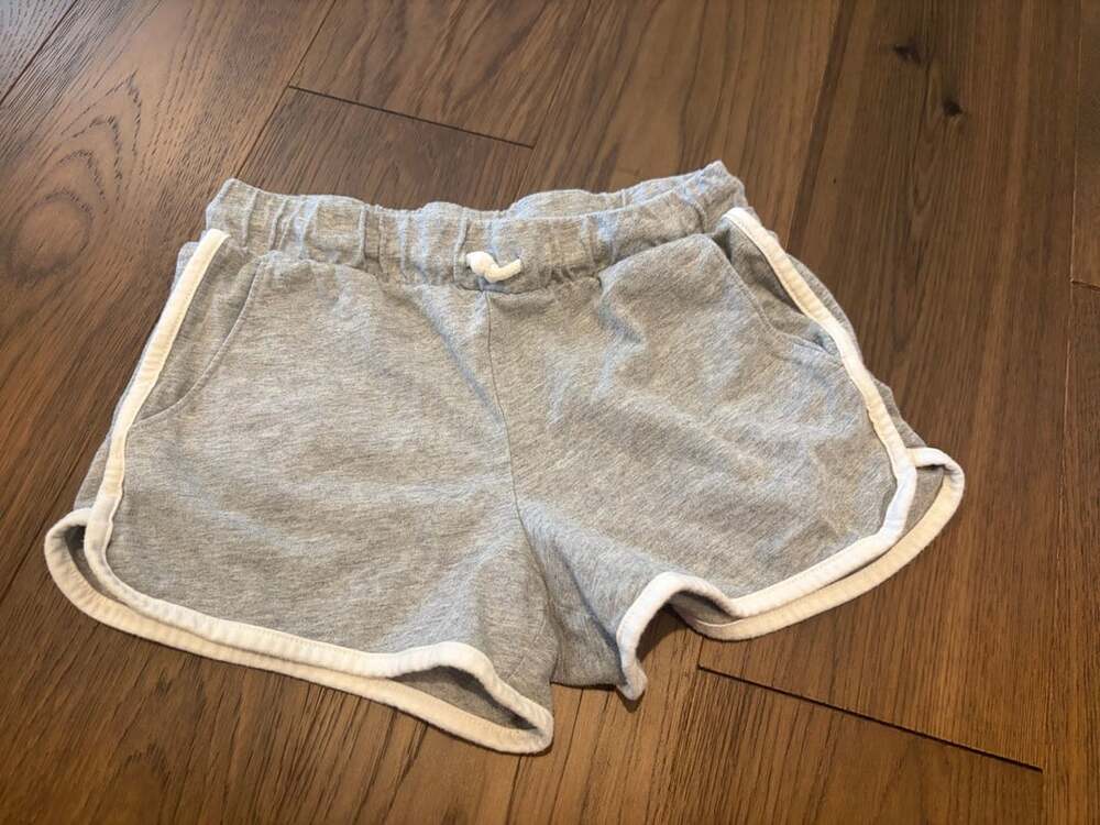 Old Navy Girls Dolphin-Hem French Terry Shorts Gray Size L (10-12)